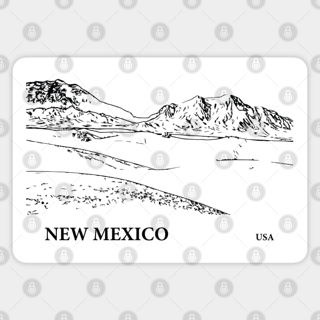 New Mexico USA Sticker by Lakeric